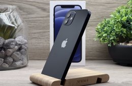 iPhone 12 Black 64GB 2 ÉV Garanciával Számlával Aksi 95%
