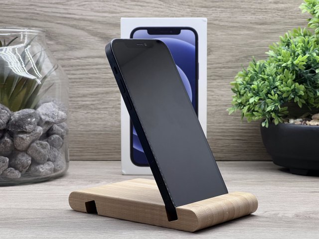 iPhone 12 Black 64GB 2 ÉV Garanciával Számlával Aksi 95%