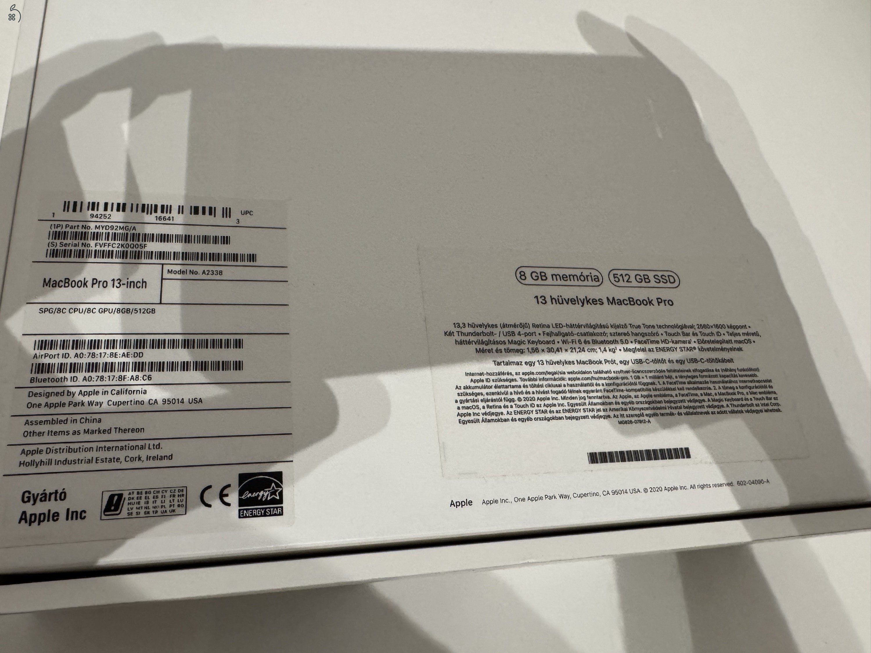 M1 Macbook Pro Retina 13