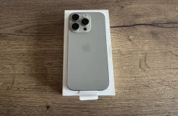 Beszámolok - iPhone 16 Pro 512 GB Natúr - 0 Perces - 0 ciklus - APPLE GARANCIA