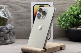 Hibátlan iPhone 14 Pro Gold 256GB 2 ÉV Garanciával Számlával Aksi 93%