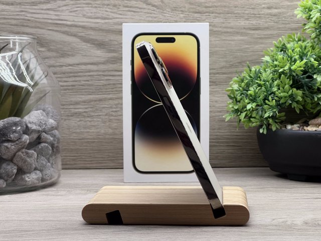 Hibátlan iPhone 14 Pro Gold 256GB 2 ÉV Garanciával Számlával Aksi 93%