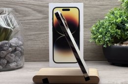 Hibátlan iPhone 14 Pro Gold 256GB 2 ÉV Garanciával Számlával Aksi 93%