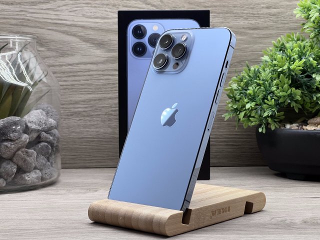 Hibátlan iPhone 13 Pro Max Sierra Blue 256GB 2 ÉV Garanciával Számlával Aksi 94%