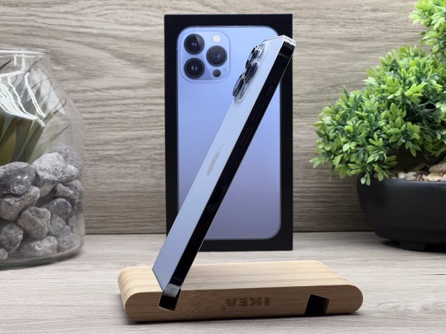 Hibátlan iPhone 13 Pro Max Sierra Blue 256GB 2 ÉV Garanciával Számlával Aksi 94%