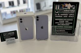 iPhone 11 128GB Független Újszerű/1-3 hónap gar./Akku 100%/p4238