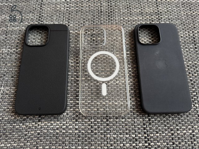 iPhone 15 Pro Max tokok eladók (Caudabe, FineWoven, Clear Case)