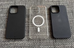 iPhone 15 Pro Max tokok eladók (Caudabe, FineWoven, Clear Case)