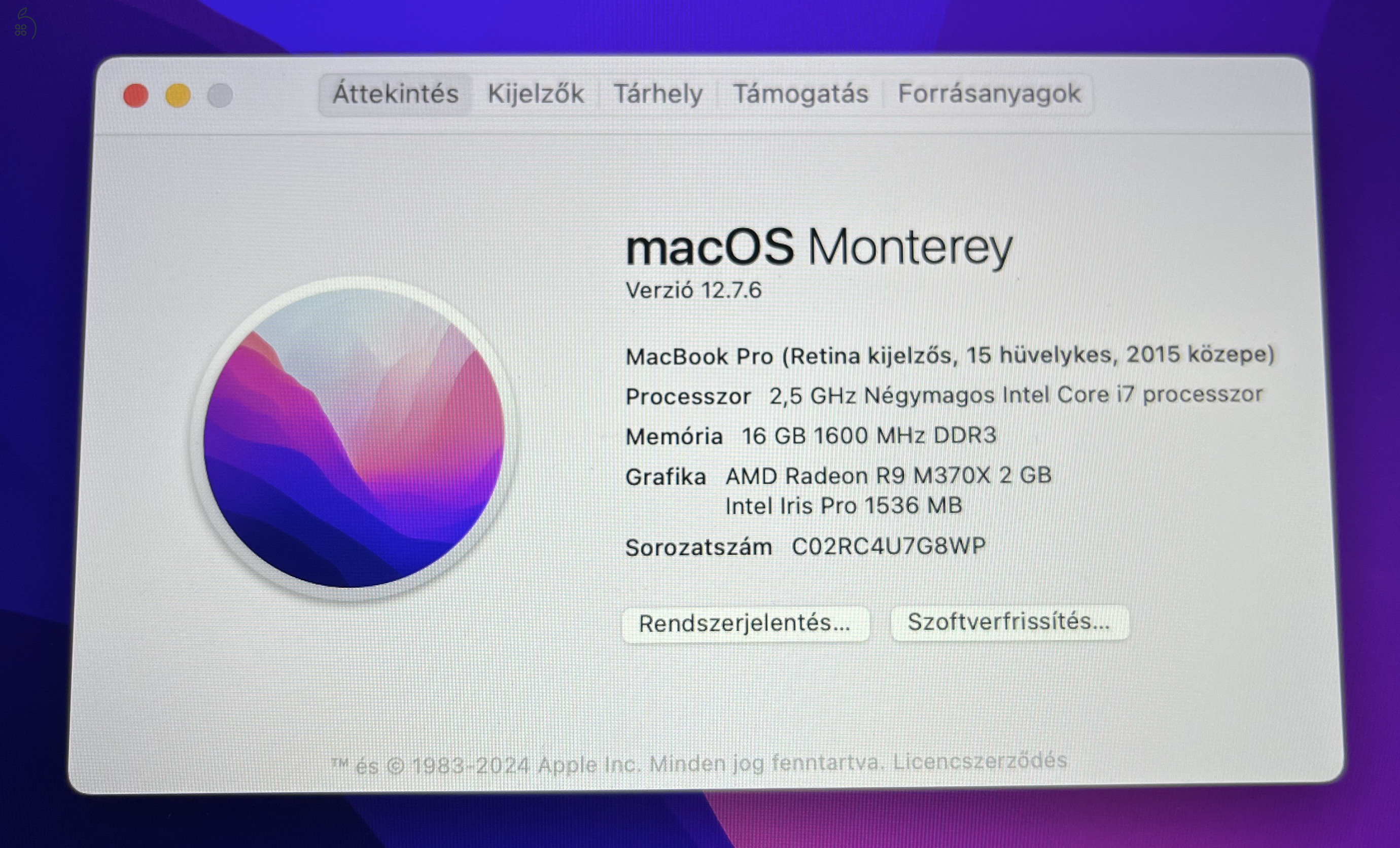 Macbook PRO 15