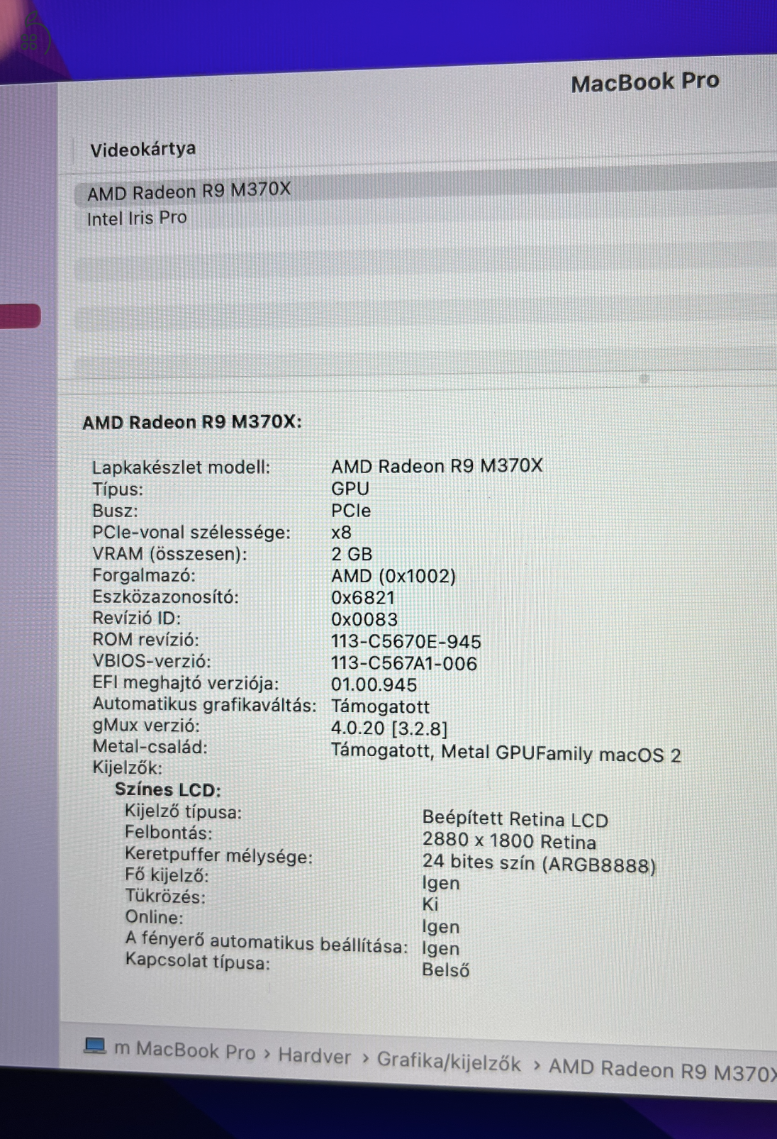 Macbook PRO 15