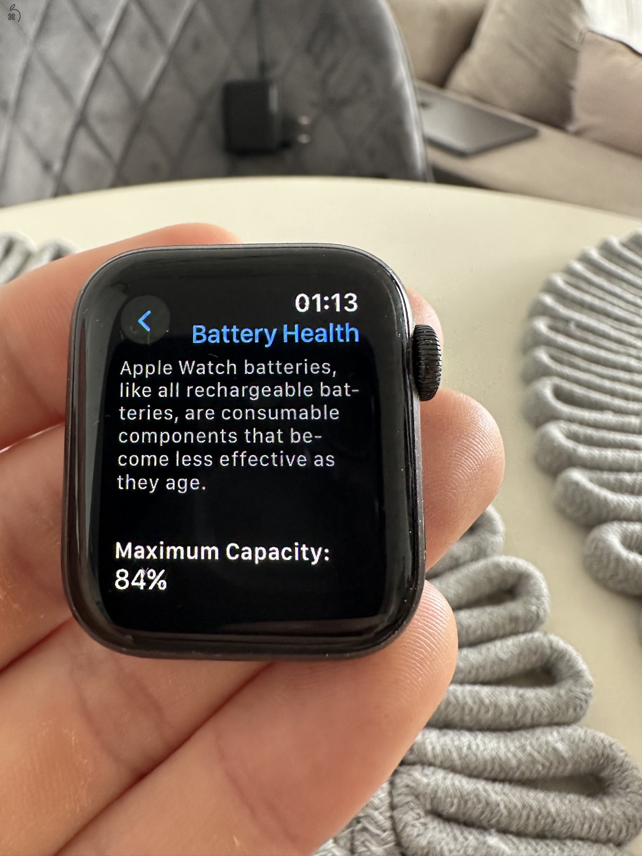 Apple Watch S5 (akku:84%) space gray 40mm