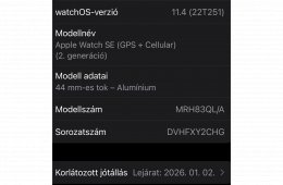 Apple Watch SE (GPS + Cellular) (2. generáció), 44 mm