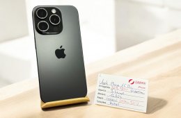 2. Apple iPhone 15 Pro - 128 GB - Black Titán - Újszerű - 93% akku