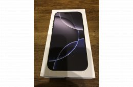 iPhone 16 Pro 128GB - (Black Titan) - Csak 1db! 