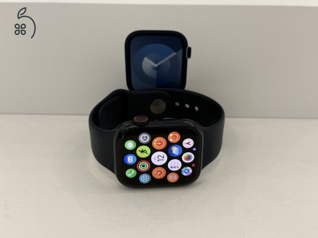 Apple Watch 9 45mm Cellular Megkímélt/1-3 hónap gar./Akku 95%/p4243