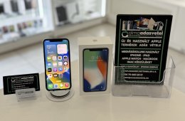 iPhone X 64GB Megkímélt/1-3 hónap gar./Akku 100%/p4244