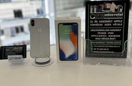 iPhone X 64GB Megkímélt/1-3 hónap gar./Akku 100%/p4244