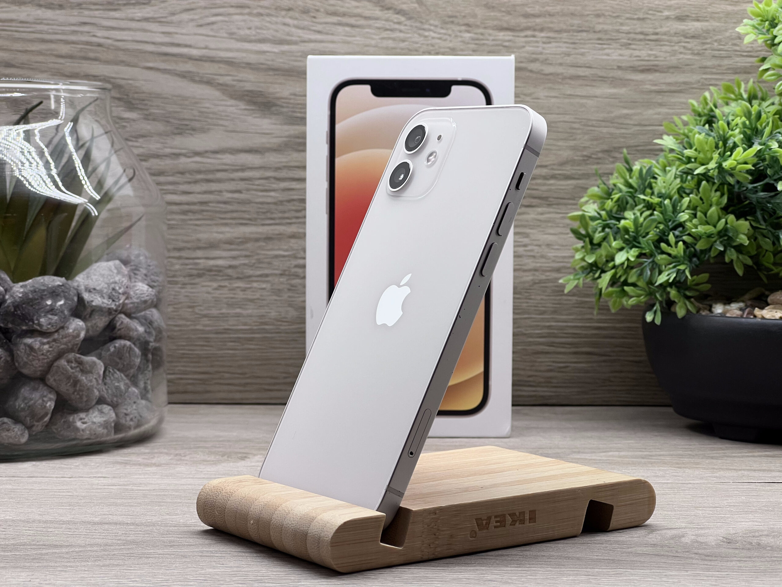 iPhone 12 White 64GB 2 ÉV Garanciával Számlával Aksi 91%