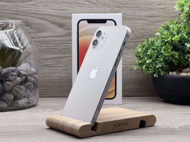 iPhone 12 White 64GB 2 ÉV Garanciával Számlával Aksi 100%