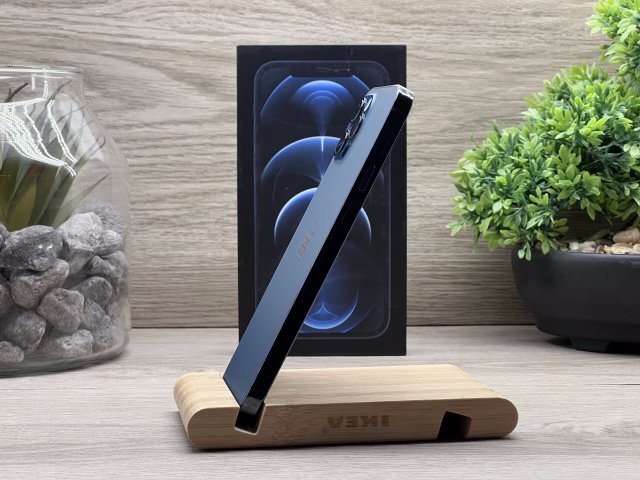 Hibátlan iPhone 12 Pro Pacific Blue 256GB 2 ÉV Garanciával Számlával Aksi 100%