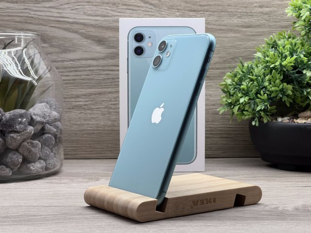 iPhone 11 Green 128GB 2 ÉV Garanciával Számlával Aksi 100%