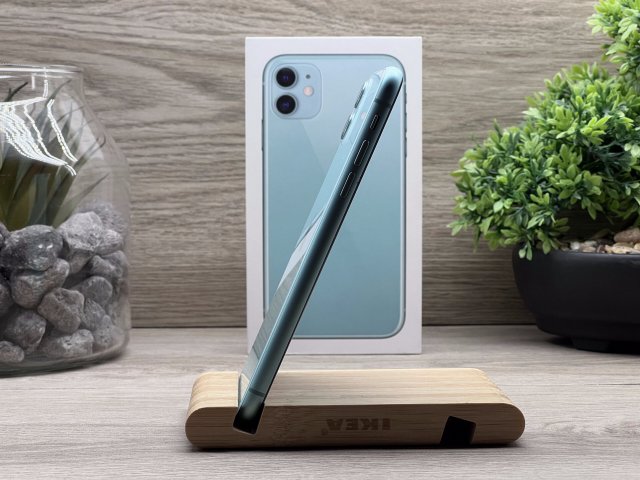 iPhone 11 Green 128GB 2 ÉV Garanciával Számlával Aksi 100%