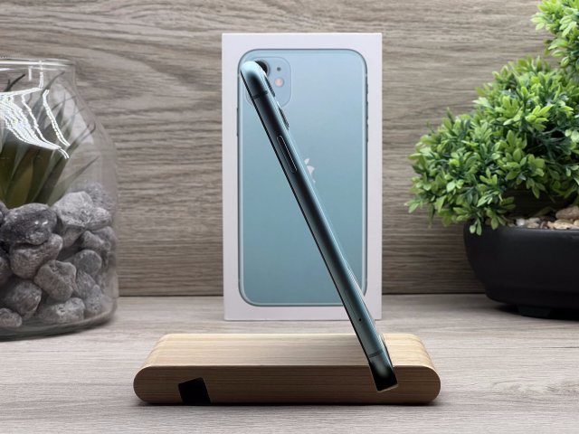iPhone 11 Green 128GB 2 ÉV Garanciával Számlával Aksi 100%