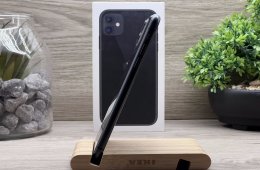 iPhone 11 Black 64GB 2 ÉV Garanciával Számlával Aksi 100%