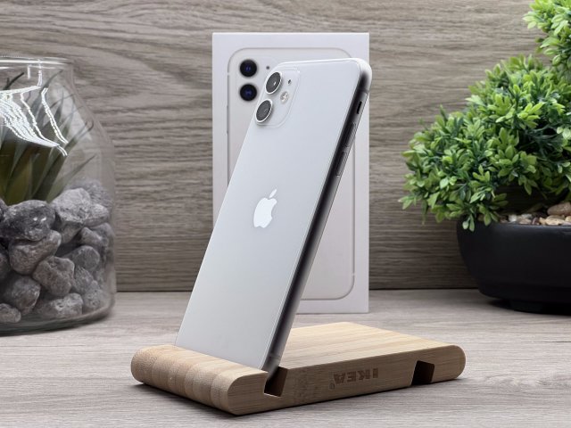Hibátlan iPhone 11 White 128GB 2 ÉV Garanciával Számlával Aksi 100%
