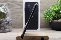 iPhone 11 Black 128GB 2 ÉV Garanciával Számlával Aksi 100%