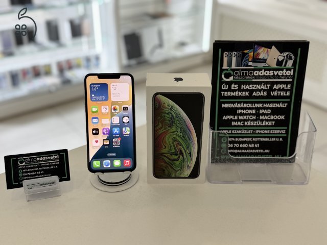 iPhone XS Max 64GB Független Újszerű/1-3 hónap gar./Akku 100%/p4245