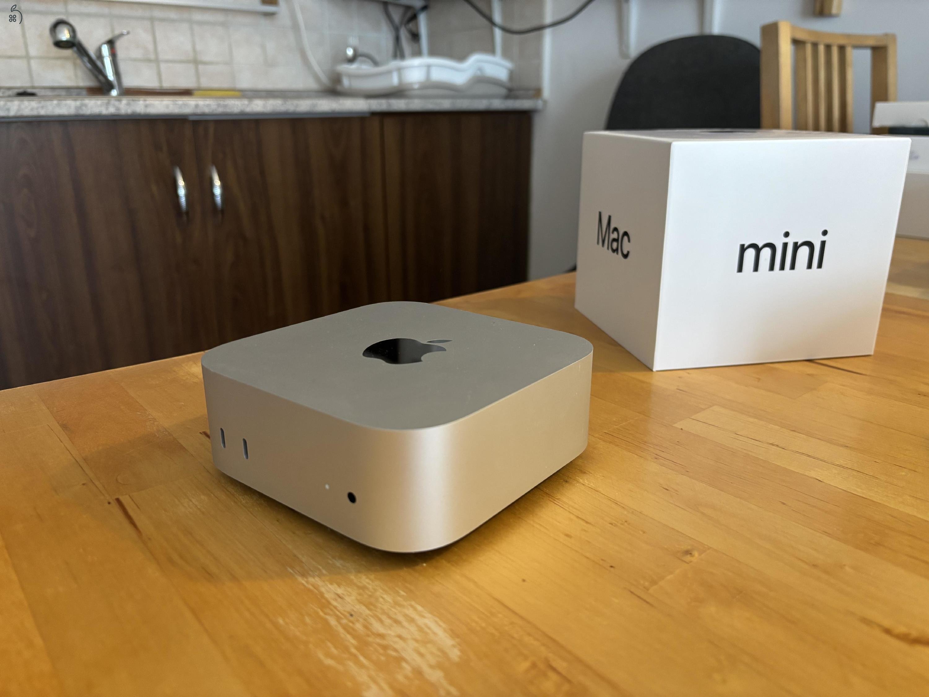 Újszerű Mac mini M4 / 16GB / 256GB,  9 hónap Apple garancia