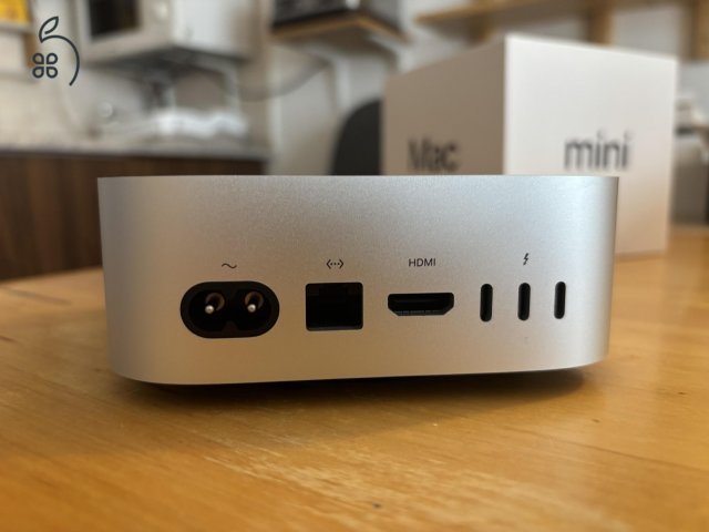 Újszerű Mac mini M4 / 16GB / 256GB,  9 hónap Apple garancia