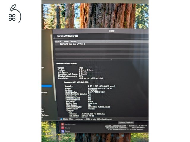 iMac 21.5 4k 2019-es model 2TB SSD és 32GB ram
