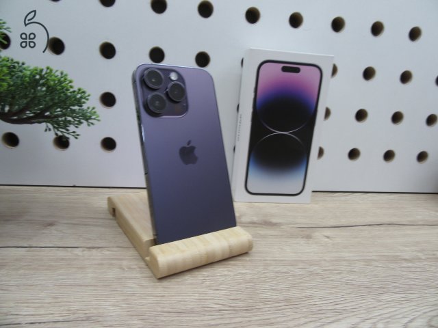 Apple iPhone 14 Pro - Deep Purple - Használt, karcmentes