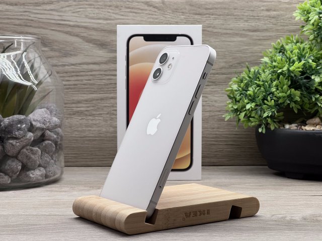 iPhone 12 White 64GB 2 ÉV Garanciával Számlával Aksi 100%