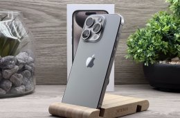Hibátlan iPhone 15 Pro Natural Titanium 256GB 2 ÉV Garanciával Számlával