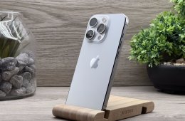 Hibátlan iPhone 15 Pro White Titanium 256GB 2 ÉV Garanciával Számlával Aksi 95%