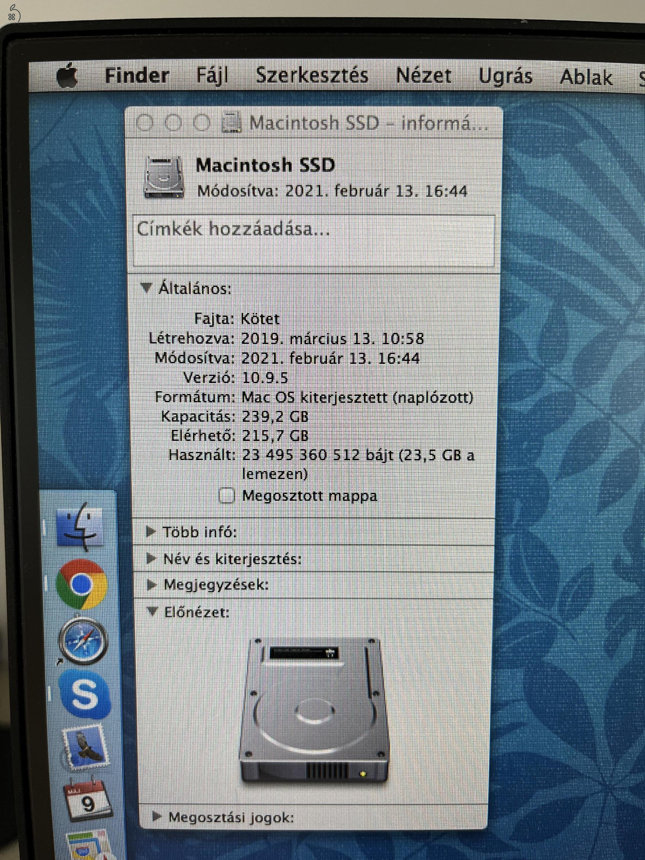 Mac mini i5 2.5 GHz intel i5 10 GB DDR3 256GB