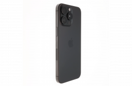 !! 1 ÉV GARANCIA !! Apple iPhone 15 Pro Max 256 GB Black Titanium 100%