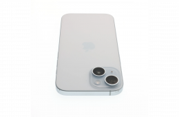 !! 1 ÉV GARANCIA !! Apple iPhone 15 128 GB Blue Titanium 100%