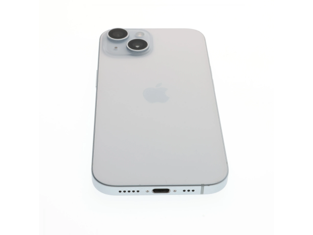 !! 1 ÉV GARANCIA !! Apple iPhone 15 128 GB Blue Titanium 100%