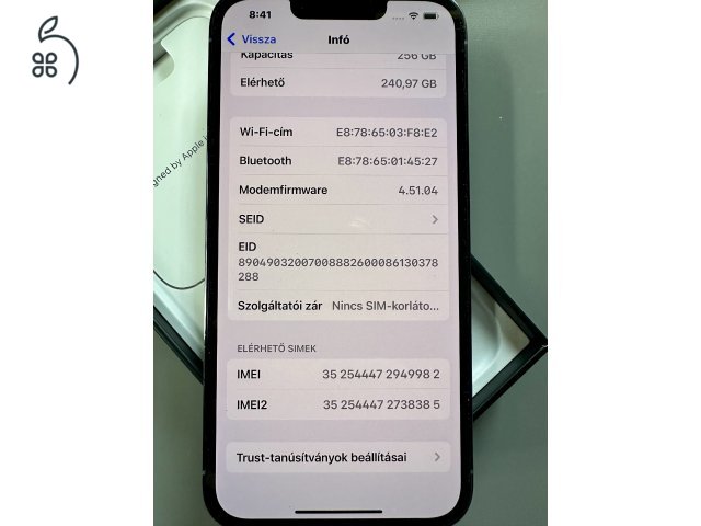 iPhone 13 Pro 256GB Karcmentes