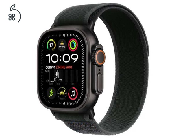 Watch Ultra 2 GPS + Cellular - Black Titanium Case with Black Trail Loop - M/L 