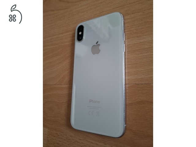 Eladó Iphone X Silver 64GB szép állapotban kedvező áron