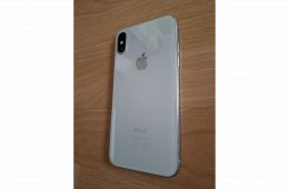 Eladó Iphone X Silver 64GB szép állapotban kedvező áron
