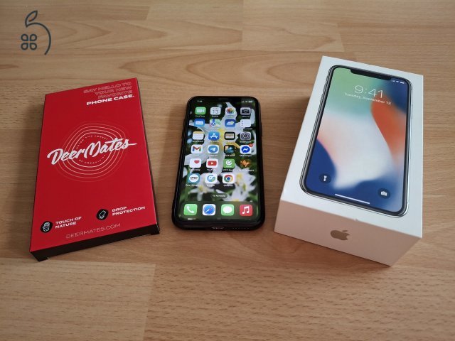 Eladó Iphone X Silver 64GB szép állapotban kedvező áron
