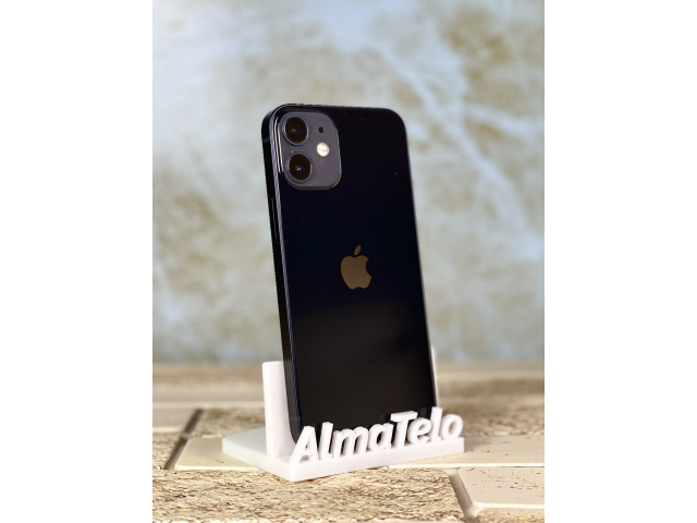 Apple iPhone 12 Mini 64 GB Black 100% akku - 12 HÓ GARANCIA