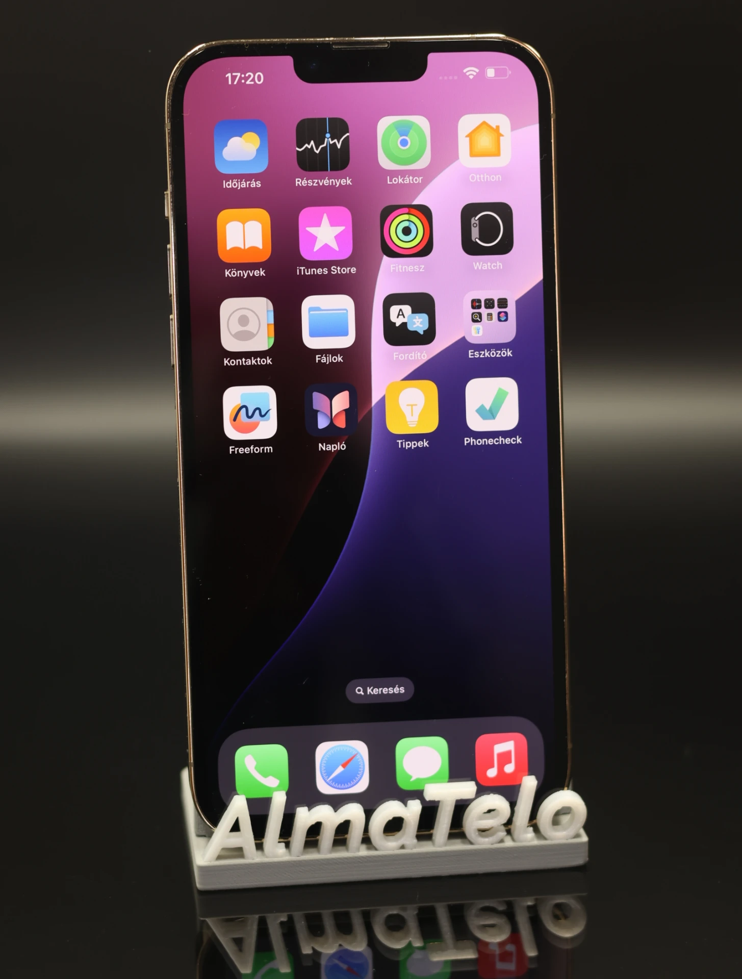 Apple iPhone 13 Pro Max 128 GB Gold 100% akku - 12 HÓ GARANCIA