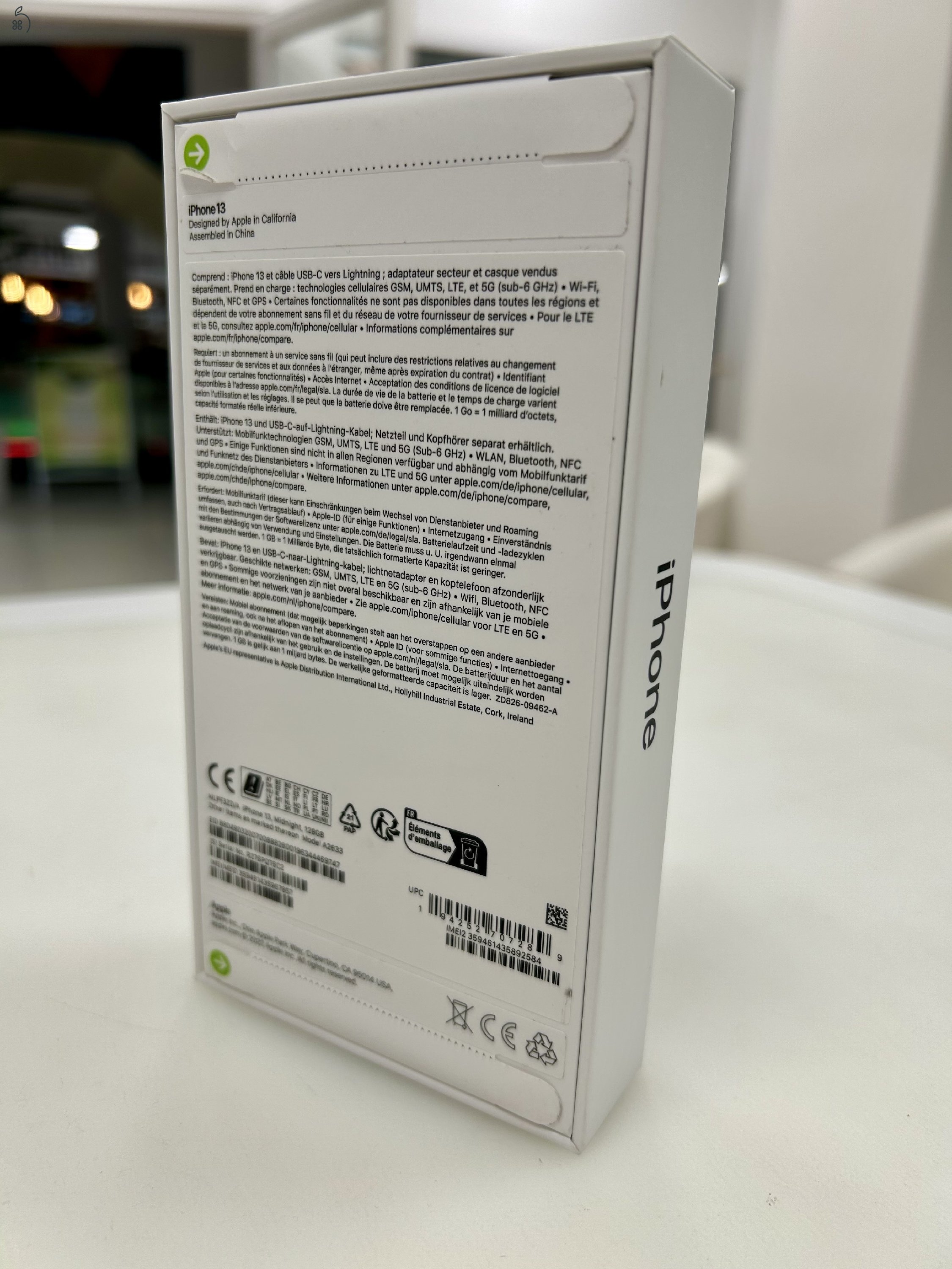 Új! iPhone 13 128GB Fekete Független Üzletből ÁFÁ-san!